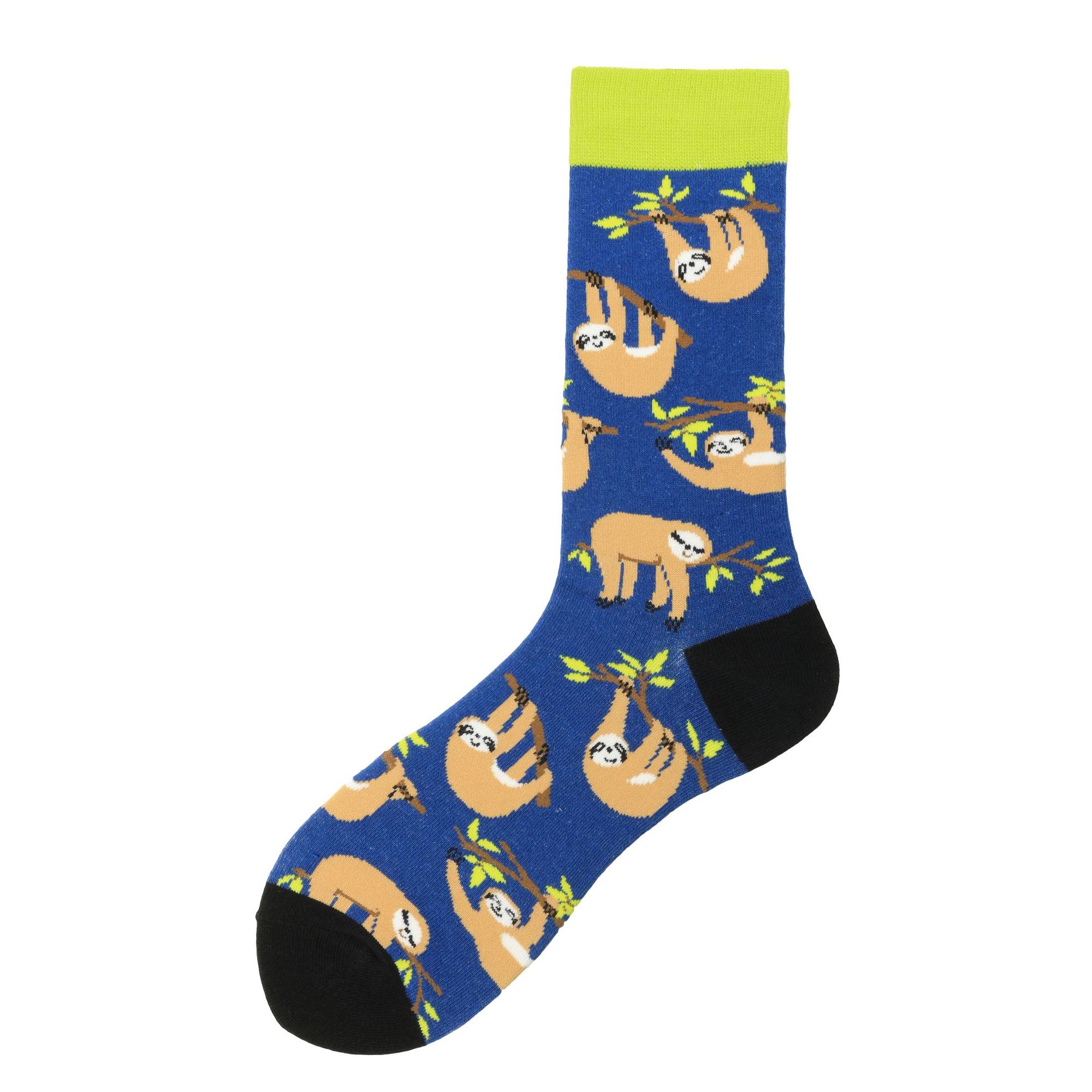 New Men's Colorful Animal Series Cotton Socks