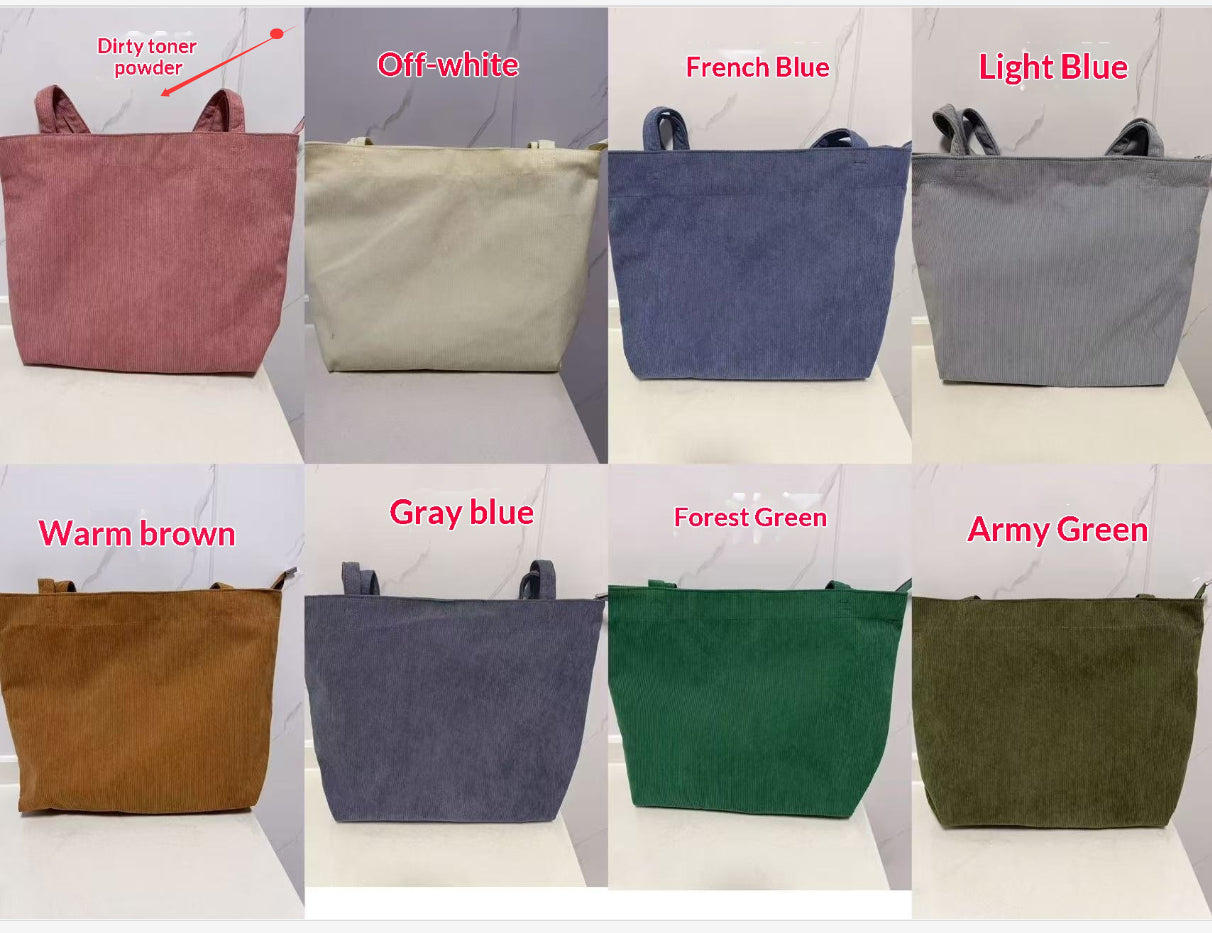 Fashionable, Trendy, And Minimalist Corduroy Casual Womens Handbag