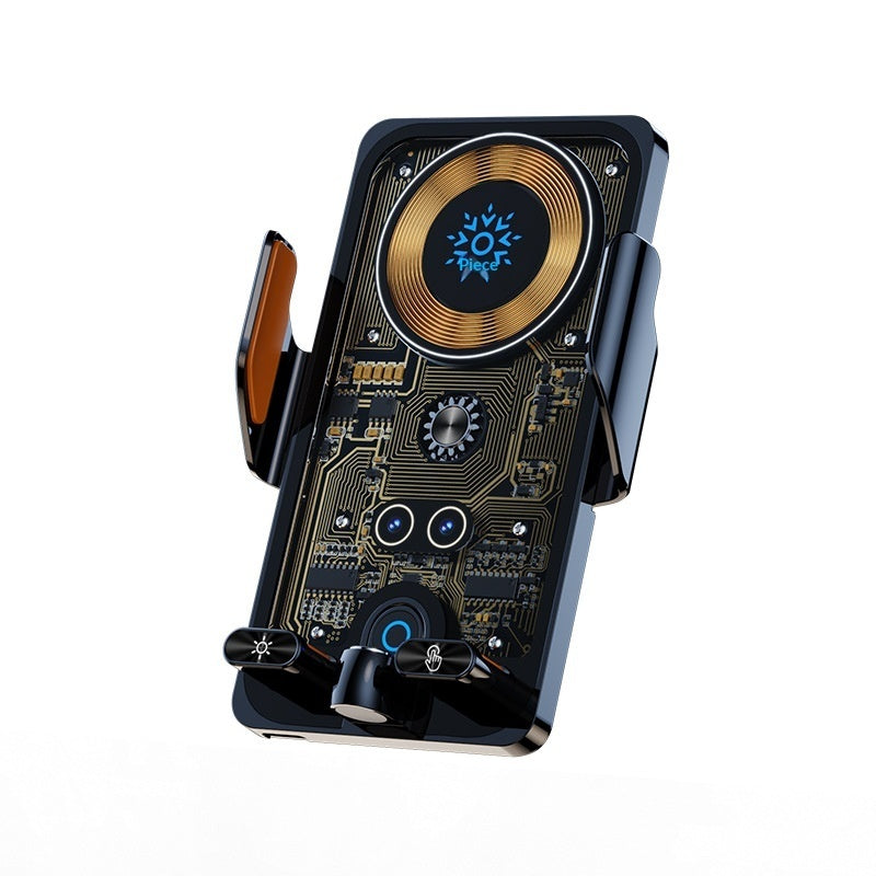 Transparent In-car Phone Holder With Smart Sensing And Wireless Charging