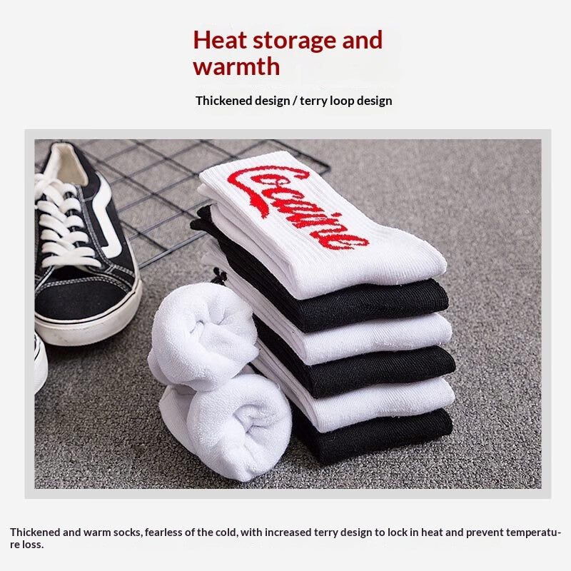 Mens Thermal, Extra-thick Socks For Fall And Winter