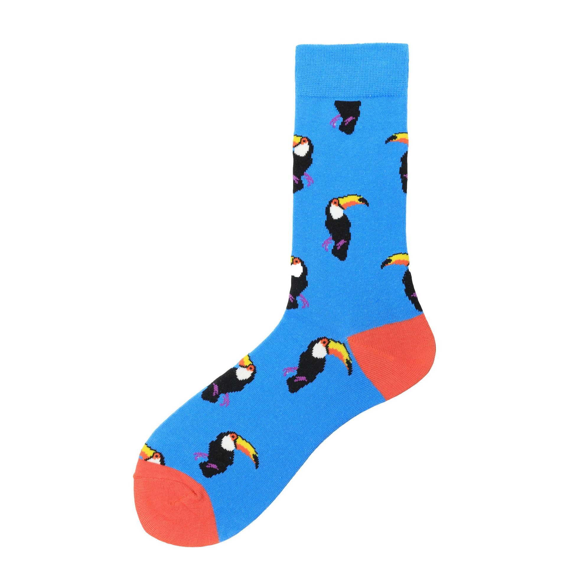 New Men's Colorful Animal Series Cotton Socks