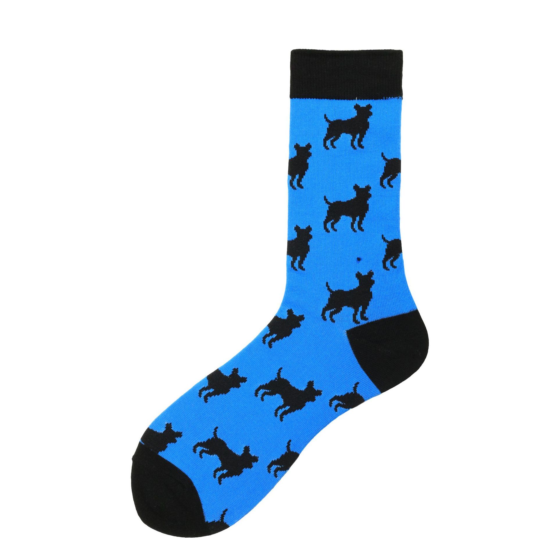 New Men's Colorful Animal Series Cotton Socks