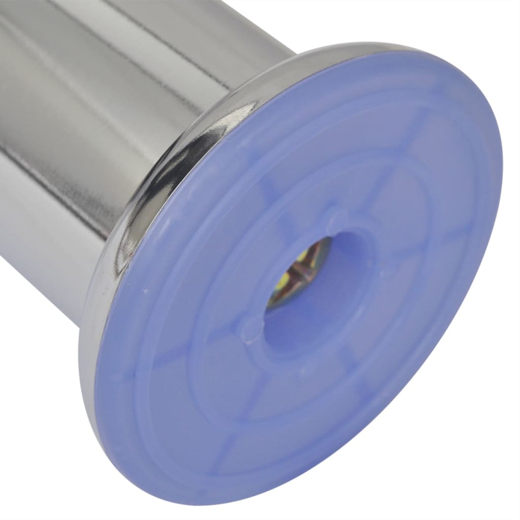 4 x Furniture leg sofa leg plinth leg chrome round 60