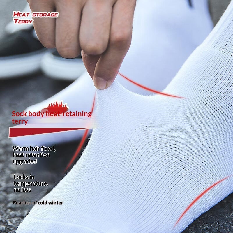 Mens Thermal, Extra-thick Socks For Fall And Winter