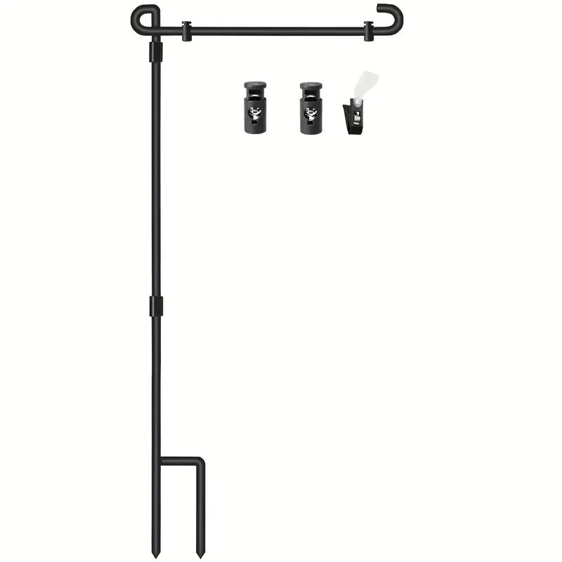 Garden Flag Stand Metal Linen Garden Flag Decoration